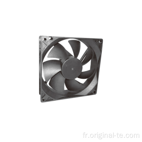 Ventilateur axial cc haute efficacité 120x120x25mm